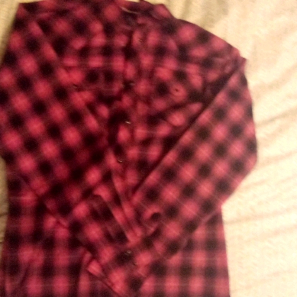 Plaid button down